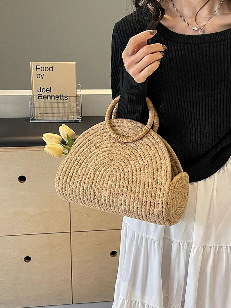 Luna Tejida™ | Bolso Artesanal de Hombro para Mujer