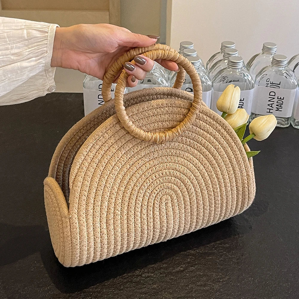 Luna Tejida™ | Bolso Artesanal de Hombro para Mujer