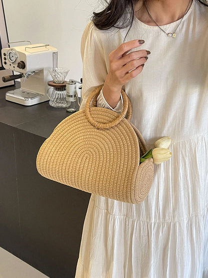 Luna Tejida™ | Bolso Artesanal de Hombro para Mujer