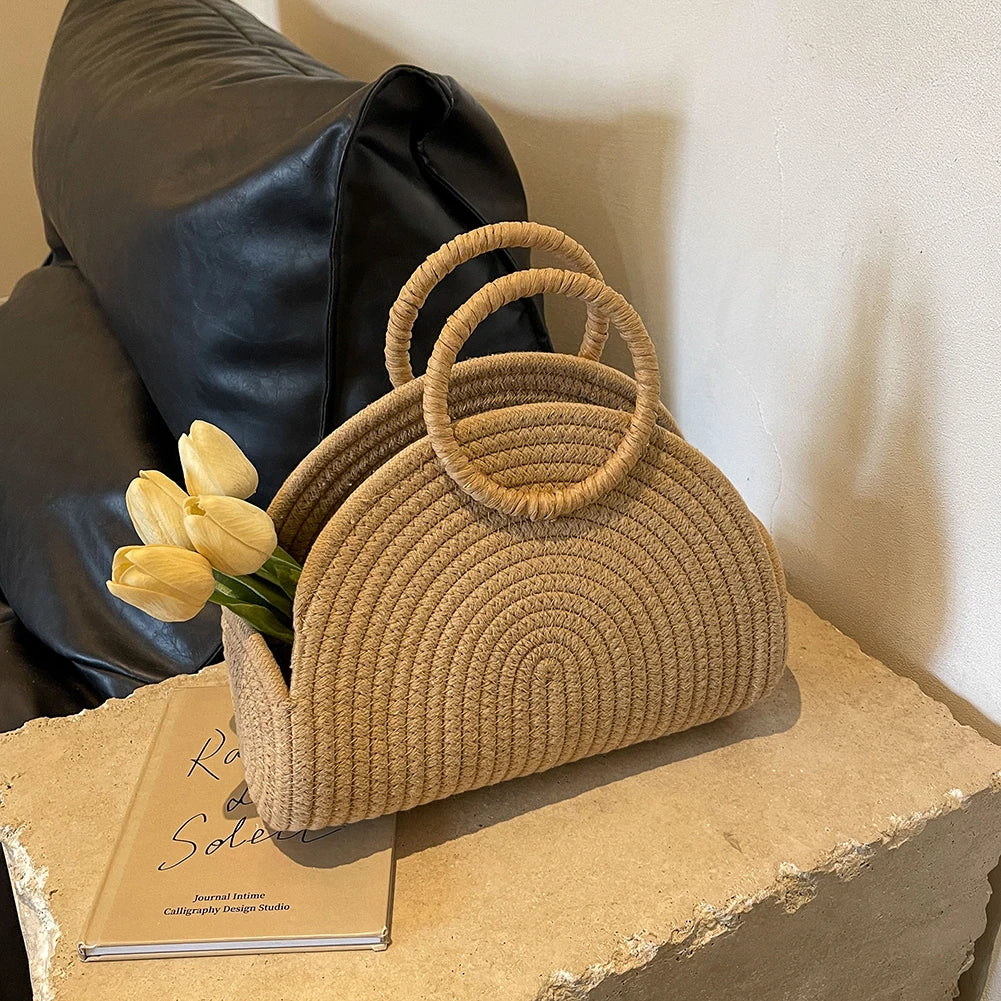 Luna Tejida™ | Bolso Artesanal de Hombro para Mujer