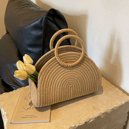 Luna Tejida™ | Bolso Artesanal de Hombro para Mujer