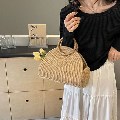Luna Tejida™ | Bolso Artesanal de Hombro para Mujer